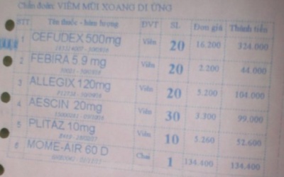 Choáng với những hóa đơn tiền thuốc