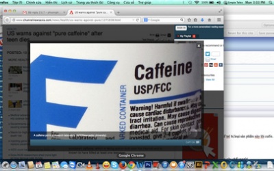 Cảnh báo tác hại chết người của bột caffein nguyên chất