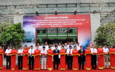 Khánh thành dự án nâng cấp BV Đa khoa Đức Giang giai đoạn 1