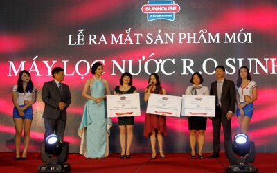 SUNHOUSE tài trợ máy lọc nước cho 3 trường tại Hà Nội