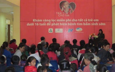 Mổ tim miễn phí cho 200 trẻ em nghèo