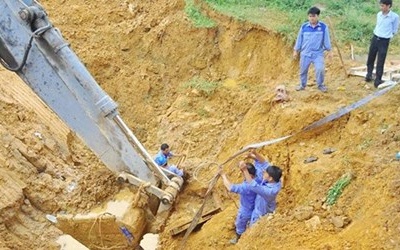 Khởi tố vụ án vỡ đường ống nước sông Đà