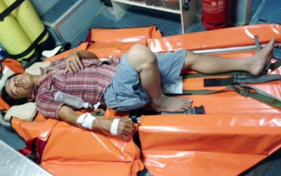 Không bỏ rơi ngư dân đau ruột thừa trên biển