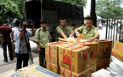 Hà Nội: Thu giữ 1.500 quả trứng ngỗng không có giấy kiểm dịch