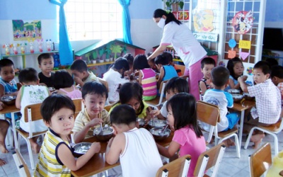 TP.HCM: Kiểm tra ATTP tại các bếp ăn mầm non