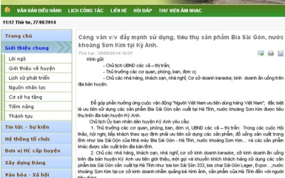 Công văn “lạ” khuyến khích người dân hãy uống bia