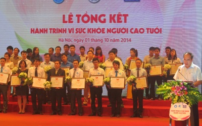 “Hành trình vì sức khỏe người cao tuổi 2014” lập kỷ lục Việt Nam