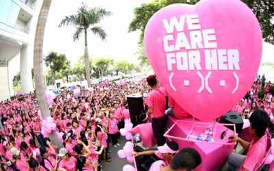 Làn sóng hồng đẩy lùi bệnh ung thư vú