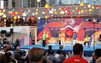 Đèn lồng Hội An lung linh trong lễ hội văn hóa ở Nhật Bản