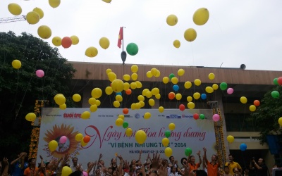 Giúp trẻ ung thư qua Ngày hội hoa hướng dương