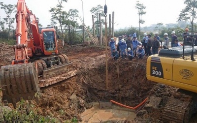 Đường ống dẫn nước Sông Đà... lại vỡ