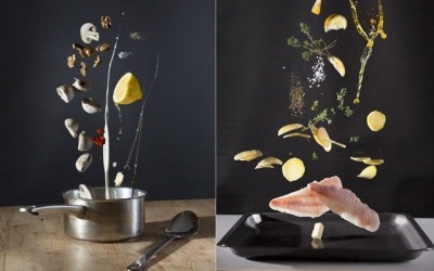 Loạt ảnh tuyệt đẹp về đồ ăn 'nhảy múa' trên không