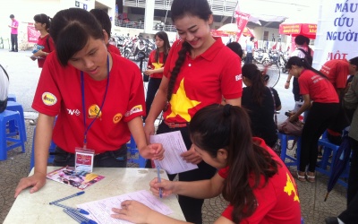 Cả nước tiếp nhận hơn 1 triệu đơn vị máu trong 2014