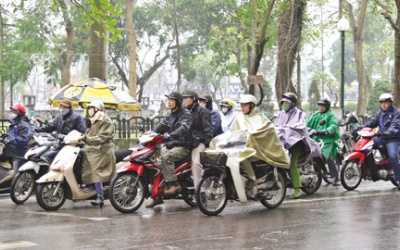 Gió mùa Đông Bắc tràn về, Bắc Bộ sắp chìm trong mưa rét