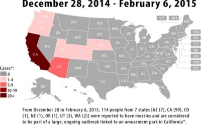 Dịch sởi tại Disneyland Mỹ đã lan sang Canada