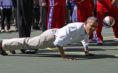 Tổng thống Mỹ ưu tiên tập thể dục