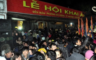 Lễ khai ấn Đền Trần sẽ diễn ra vào đêm 14 tháng Giêng