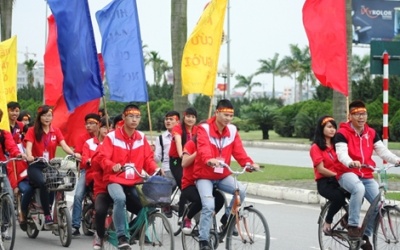 Phát động hiến máu tại Lễ hội Xuân Hồng 2015