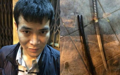 Bị 141 'sờ gáy' khi đeo kiếm, đi xe biển giả