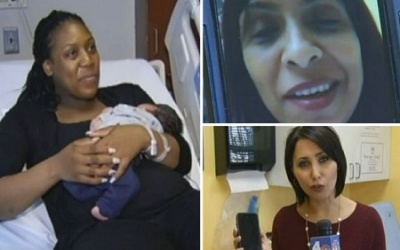 Bà mẹ trẻ được đỡ đẻ qua iPhone