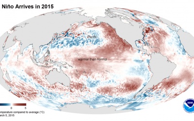 Năm 2015, nhiệt độ Trái Đất tăng lên mức kỉ lục