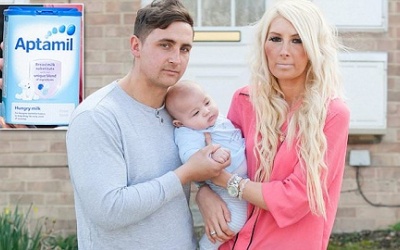 Sữa bột Aptamil trẻ em gây ngộ độc?