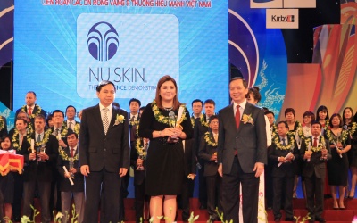 Nu Skin nhận giải thưởng Rồng Vàng cho “Sản phẩm tốt nhất”