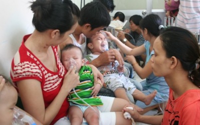 ​Bệnh hô hấp ở trẻ tăng cao