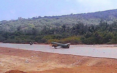 Trực thăng bay giật lùi trước khi rơi?