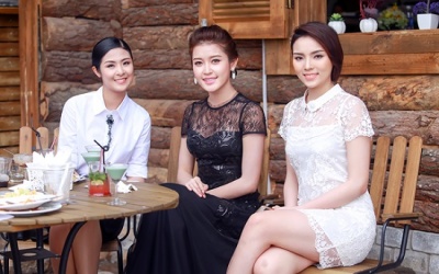 Huyền My đẹp kiêu sa bên HH Kỳ Duyên, Ngọc Hân