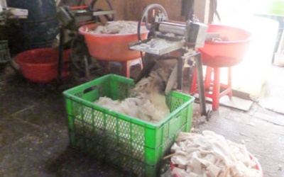 Bắt quả tang lò chế biến da heo bẩn