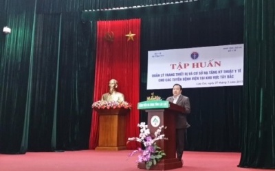 Tập huấn về quản lý trang thiết bị và cơ sở hạ tầng kỹ thuật y tế