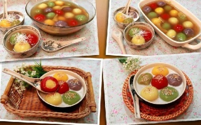 4 bước làm bánh trôi bánh chay ngũ sắc cho Tết Hàn thực