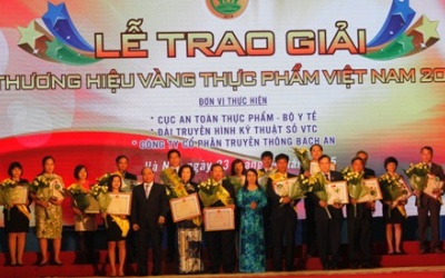 Lần đầu tiên vinh danh “Thương hiệu vàng thực phẩm Việt Nam”