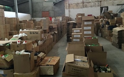 Bắt bốn kho mỹ phẩm dỏm ở TP.HCM