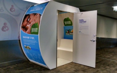 Mỹ đặt thêm phòng cho con bú ở các sân bay