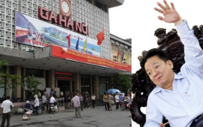 Chán bóng đá, bầu Hiển muốn đầu tư vào ga Hà Nội?