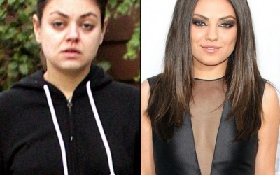 Thất vọng với mặt mộc của các sao Hollywood