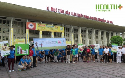 Đi bộ hưởng ứng Ngày phòng chống tăng huyếp áp và AGE