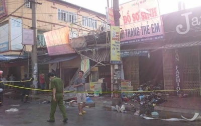 Cháy chợ Phùng Khoang: Cả nhà gặp nạn, người chồng bị thiêu cháy