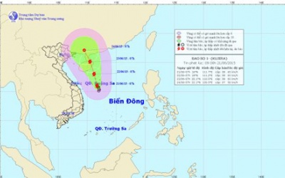 Biển Đông đón cơn bão số 1