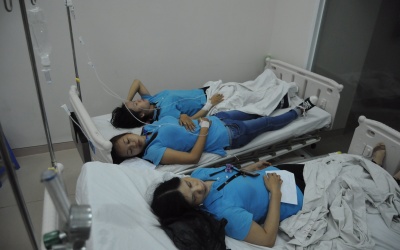 Gần một trăm công nhân nghi ngộ độc khí gas