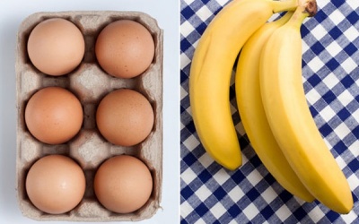 Video: Bữa sáng đơn giản với chuối và trứng gà