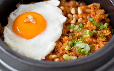 Lạ miệng cơm chiên kim chi