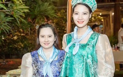 Trần Thị Quỳnh là khách mời đặc biệt trong tiệc mừng Quốc khánh Nga