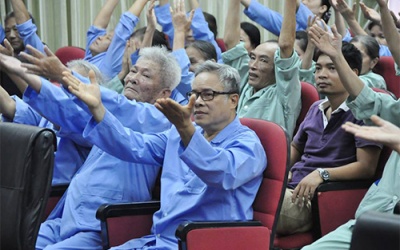 Âm nhạc xoa dịu nỗi đau, cổ vũ tinh thần chiến sĩ 