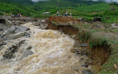 Bão số 1 có thể gây lũ quét và sạt lở đất ở Bắc Bộ
