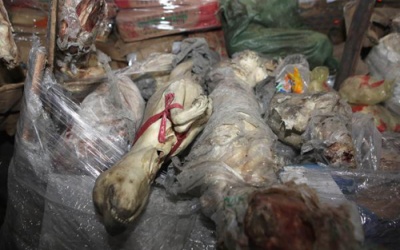 Thịt đông lạnh hơn 40 năm ở Trung Quốc nhập từ Mỹ