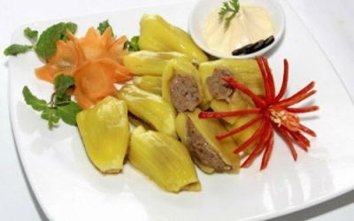 Mít chín nhồi thịt hấp, món ăn cực lạ cực ngon