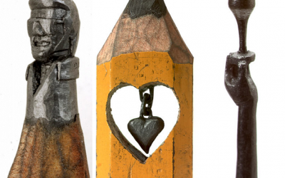 Ngỡ ngàng với những tuyệt tác điêu khắc từ ruột bút chì